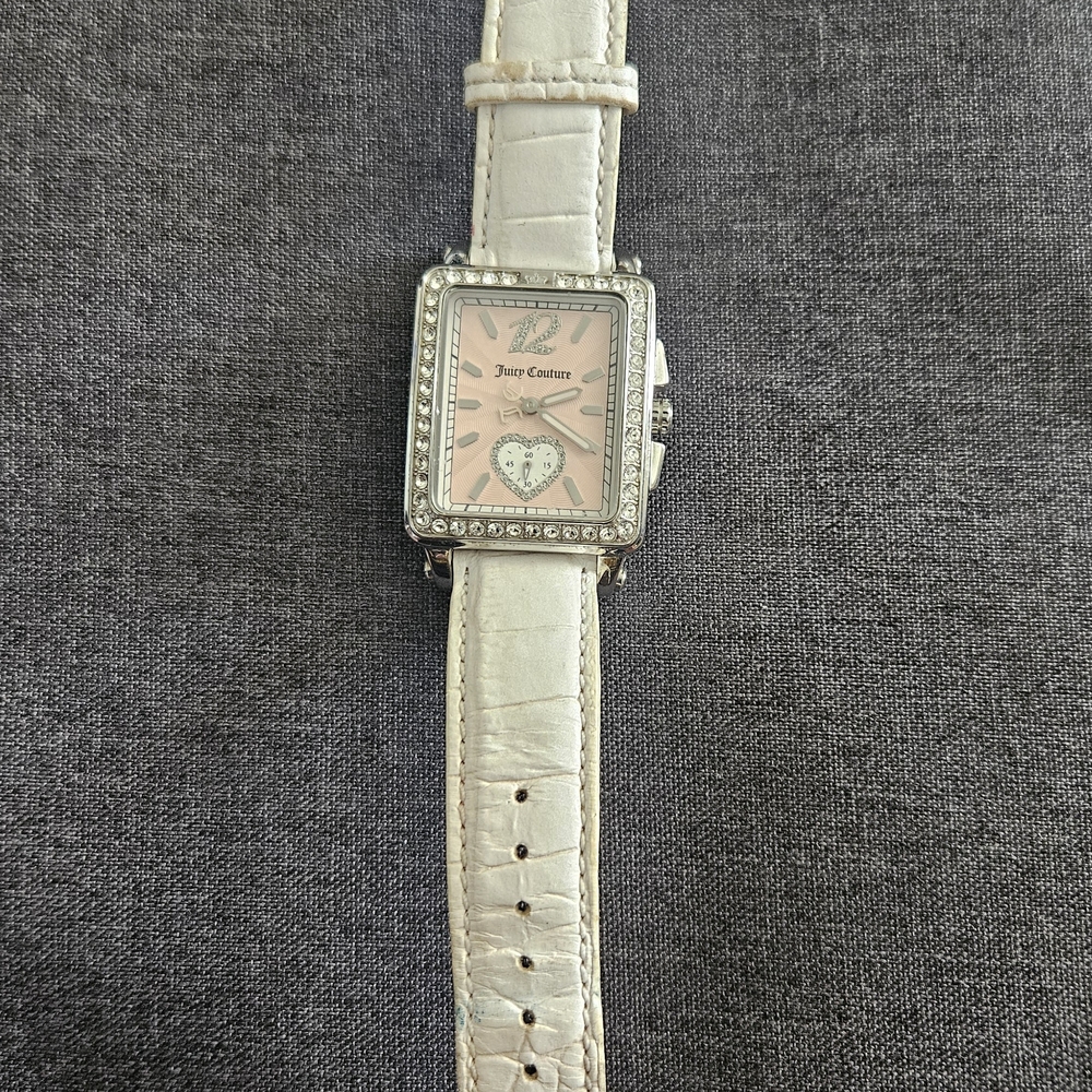 Juicy Couture Pink and Cream Watch